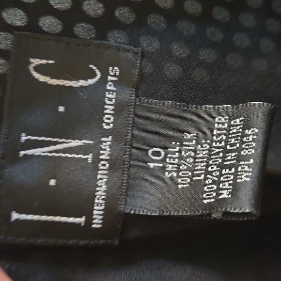 INC International Concepts Polka Dot Skirt - Picture 3 of 5